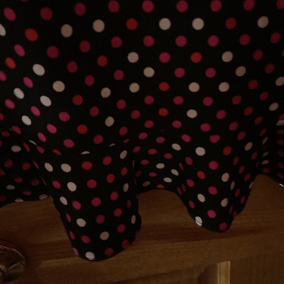 Tommy Hilfiger women’s black and polka dot peplum top - Picture 8 of 11